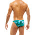 ������-����� "Recycled Camo Low Cut Briefs - Camo Green" 