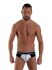 �����-����� "Urban Soho Jock Briefs - White/Black" 