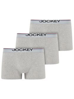 �����-������� "17352513 Cotton Stretch Trunk 3 Pack - Heather Grey" (�������� 3 ��) 
