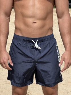 ������-����� "Vertical Dots Medium Boardshort - Navy" 