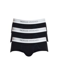�����-����� "Staple 3-pack Fly Briefs - Black" (�������� 3 ��.) 